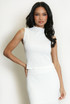 Waffle Texture Sleeveless Top