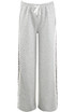 Side Leopard Striped Panel Joggers