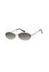 Rimless Oval Sunglasses