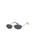 Rimless Oval Sunglasses