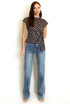 Polka Dot Tie Side Top