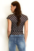 Polka Dot Tie Side Top