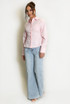 Tie Back Cotton Shirt 