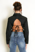 Tie Back Cotton Shirt 