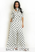Pussy Bow Polka Dot Blouse and Trouser Set