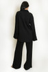 Loose Fit Blouse And Drawstring Trouser Set
