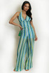 Zig Zag Halter Neck Top and Trouser Set