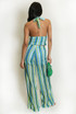 Zig Zag Halter Neck Top and Trouser Set