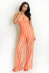 Zig Zag Halter Neck Top and Trouser Set