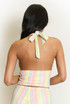 Zig Zag Halter Neck Top