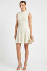 Sleeveless Textured Skater Dress