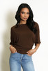 Wide Neck Ruched Top