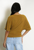 Wide Neck Ruched Top