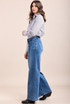 Large Wide Leg Denim Jeans