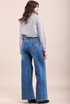 Large Wide Leg Denim Jeans