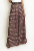 Polka Dots Wide Leg Belted Trousers