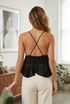 Lace Hem Flowy Bralet