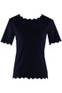Scallop Detail Top