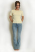 Fine Knit Scallop Detail Top