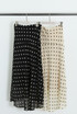 Satin Polka Dot Midi Skirt
