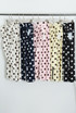 Polka Dot Asymmetric Top And Trouser Set