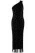 Polka Dots One Shoulder Midi Dress(PRE ORDER)