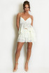 Textured Tiered Buckle Skirt