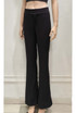 Double Button Flare Trousers