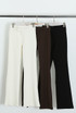 Double Button Flare Trousers