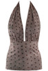 Polka Dot Halter Neck Top