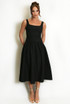 Deep Back Skater Dress
