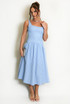 Deep Back Skater Dress