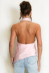 Cowl Halter Neck Asymmetric Blouse