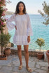 Anglaise Frill Detail Shift Dress