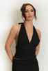 Textured Halter Neck Top