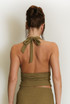 Textured Halter Neck Top