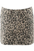 Animal Print Mini Skirt