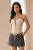 Lace Up Corset Bustier Top