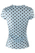 Polka Dot Cap Sleeve Top