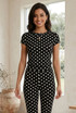 Polka Dot Cap Sleeve Top