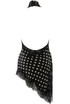 Polka Dot Halter Asymmetric Top
