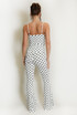 Polka Dot Flare Trousers