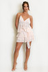 Lace Floaty Cami and Tiered Buckle Skirt Set