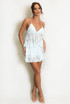 Lace Floaty Cami and Tiered Buckle Skirt Set