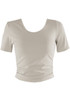 Ruched Side Short Sleeve Active Top