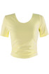 Ruched Side Short Sleeve Active Top