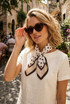 Polka Dot Neck Scarf 