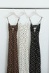 Polka Dot Cut Out Back Maxi Dress