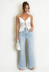 Tie Front Frilled Cami Top