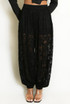Lace Balloon Fit Trouser